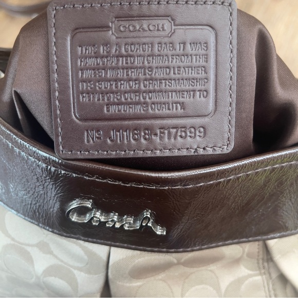 Coach Brown Hobo Bag Baguette Bag Shoulder Crossbody Y2K 90’s - Picture 10 of 10